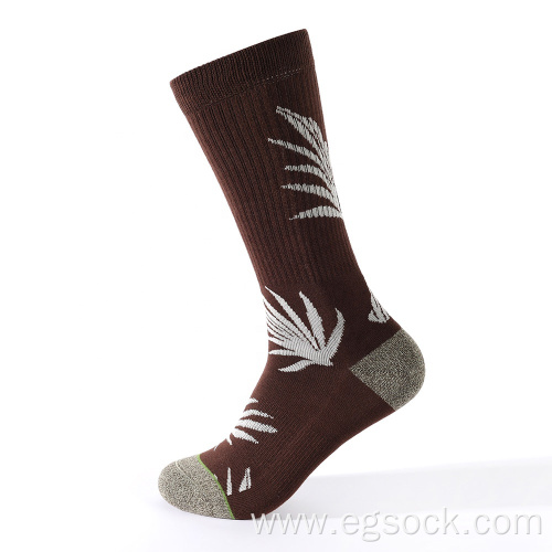 knitting needle jacquard pattern compression socks